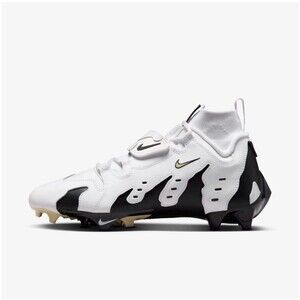 Nike Diamond Turf 96 TD Football Cleats Mens Sz 10 White Black HJ3360-100 Deion
